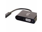C2G Usb C To Hdmi Audio Video Adapter Converter With Power Delivery External Video Adapter Black 29533