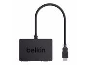 Belkin Dual View Hdmi To 2X Vga With 3.5Mm Adapter Dongle Video Converter F2Cd064