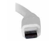 C2G 10Ft Mini Displayport To Displayport Adapter Cable M M White Displayport Cable 10 Ft 54299