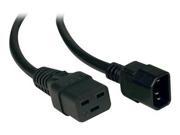 TRIPP LITE 6FT POWER CORD CABLE C19 TO C16 HEAVY DUTY 15A 14AWG 6 POWER CABLE 6 FT P047 006