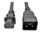TRIPP LITE 7FT PDU POWER CORD CABLE C13 TO C20 HEAVY DUTY 15A 12AWG 7 POWER CABLE 7 FT P032 007