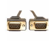 Tripp Lite 15Ft Vga Monitor Gold Cable Molded Shielded Hd15 M M 15 Vga Cable 15 Ft P512 015