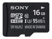 SONY SR16UXA TQ FLASH MEMORY CARD 16 GB MICROSDHC UHS I SR16UXA TQ