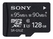 SONY SR UZA SERIES SR G1UZA FLASH MEMORY CARD 128 GB MICROSDXC UHS I SR G1UZA T
