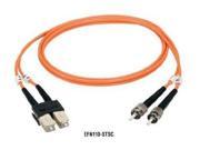 Black Box EFN110 003M STLC Black Box Fiber Optic Duplex Patch Cable LC Male ST Male 9.84ft
