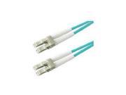25m 10g Lomm Fiber Optic Patch Cable Om3 Duplex Lc Lc 50 125 Aqua