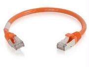 C2g C2g 1ft Cat6 Snagless Shielded stp Network Patch Cable Orange 876