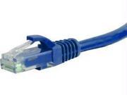 C2g C2g 25ft Cat6a Snagless Unshielded utp Network Patch Cable Blue 703