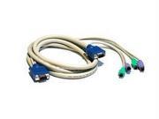 C2g 10ft 3 in 1 Universal Hd15 Vga Ps 2 Kvm Cable 24068