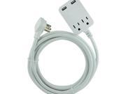 USB Extension Cord with Surge Protection 12ft 32089