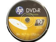 4.7GB 16x Printable DVD Rs 10 ct Cake Box Spindle DR16WIJH010CB