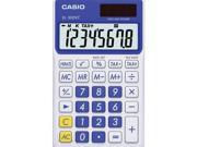 CASIO SL300VCBESIH Solar Wallet Calculator with 8 Digit Display Blue