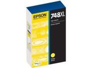 Epson T748XL420 748 Wf 8090 8590 Durabrite Pro High Capacity Yellow Ink Cartridge 4000 Yield