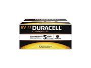 Duracell CopperTop Alkaline Batteries with Duralock Power Preserve Technology 9V 12 Pk