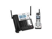 AT T ATTSB67138 Corded Cordless Phone 4 Line Dect 6.0 Caller ID BK SR