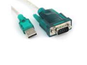 VCOM VC USB DB9 USB 2.0 Type A Male to Serial RS 232 DB 9 Male