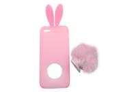 Demarkt®Cool Rabbit Silicone Back Case for iPhone 5