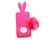 Demarkt®Series Bunny Design Silicone Case for Apple iPhone 3 3S Gray