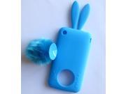 Demarkt®Series Bunny Design Silicone Case for Apple iPhone 3 3S Light Blue