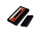 Demarkt®Black Silicone Rubber Cassette Tape Case Cover for Iphone 4