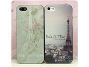 Demarkt® iPhone 4 Case Silicone Case Protective iPhone 4 4s Case Paris Eiffel Tower Collage A3