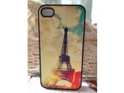 Demarkt® iPhone 4 Case Silicone Case Protective iPhone 4 4s Case Paris Eiffel Tower Collage A5