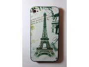 Demarkt® iPhone 4 Case Silicone Case Protective iPhone 4 4s Case Paris Eiffel Tower Collage A10