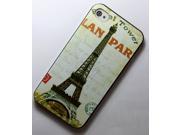 Demarkt® iPhone 4 Case Silicone Case Protective iPhone 4 4s Case Paris Eiffel Tower Collage A11