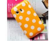 Demarkt® Water Proof Dots Silicone Rubber Gel Soft Skin Case Cover for SAMSUNG S5360 Yellow
