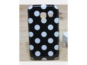 Demarkt® Water Proof Dots Silicone Rubber Gel Soft Skin Case Cover for SAMSUNG I8160 Black