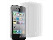 10xDemarkt Mirror High Definition Clear Screen Protector Film for Iphone 4