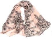 Demarkt Leopard Print Light Soft Scarves Wrap Shawl Scarf Pink Color
