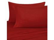 100% Cotton Jersey Soft Knit Twin XL Sheet Set Red