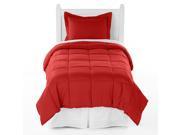 Ivy Union Crimson Red Twin Extra Long Comforter Set
