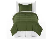 Cypress Army Green Twin XL Comforter Set By Ivy Union