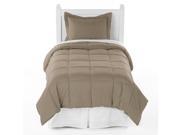 Ivy Union Taupe Comforter Set Twin XL