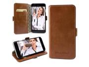 Bouletta Leather Phone cases for Apple iPhone 6 [Wallet Case N Rustic Cognac]