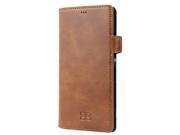 Bouletta Leather Phone Case for Sony Xperia Z3 [Wallet Case N Rustic Cognac]
