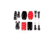 ESER GPK Multidirectional Multi functional Affordable Accessories Set for GOPRO Black Silver red