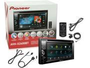 Pioneer AVH X2600BT 6.1 DVD Receiver Bluetooth w CD IU201S iPod Adapter New