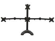VIVO Quad LCD Monitor Desk Stand Mount Free Standing 3 1 = 4 Screens up to 24