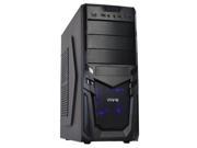 VIVO ATX Mid Tower Computer Gaming PC Case Black 4 Fan Mounts USB 3.0 Port CASE V01