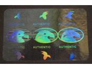 10 Hologram Authentic Eagle Self Stick ID Overlays Thin .05 Mil
