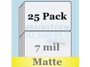 7 Mil Matte Butterfly Pouch Laminates 25 Pack