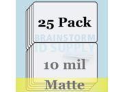 10 Mil Matte Butterfly Pouch Laminates 25 Pack