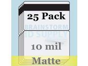 10 Mil Matte Butterfly Pouch Laminates with 1 2 HiCo Magnetic Stripes 25 Pack
