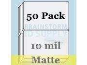 10 Mil Matte Butterfly Pouch Laminates 50 Pack