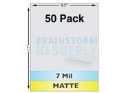 7 Mil Matte Full Sheet Laminates 50 Pack