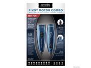 Andis Blue Pivot Motor Clipper Trimmer Combo 24365