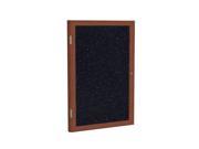 Ghent PA24860TR CF Enclosed Recycled Rubber Tackboard